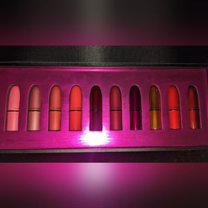 MAC lipstick minis, set of 10, NWOT